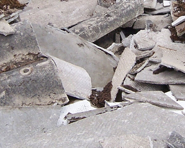 Asbestabfall